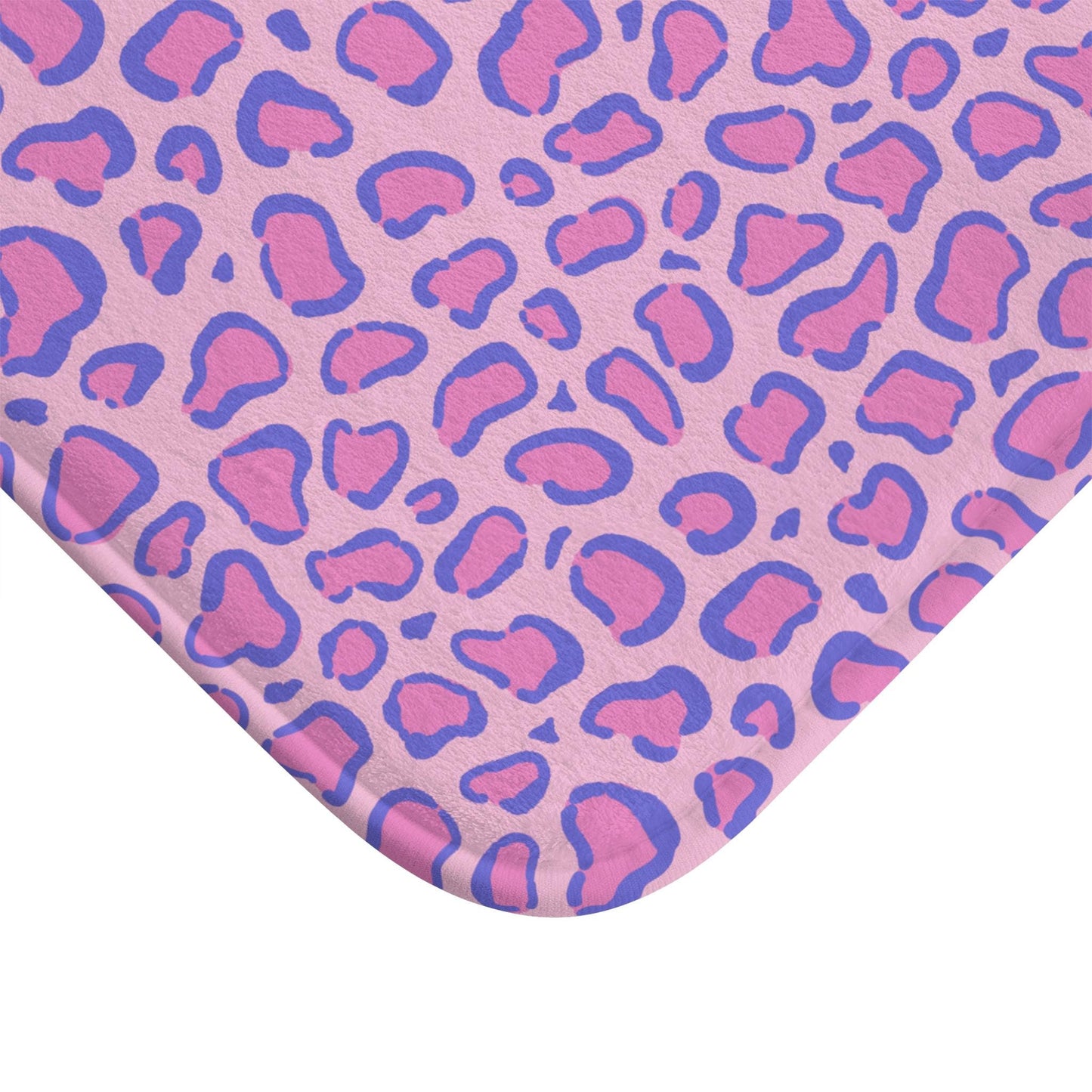 Pastel leopard shower curtain, lavender pink animal print decor, dopamine cute baddie aesthetic, girly bathroom upgrade, playful gift idea